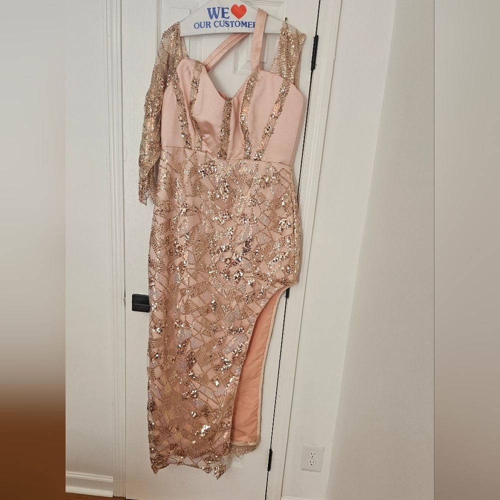Bespoke Handmade Sequin Dress - Picture 4 of 7